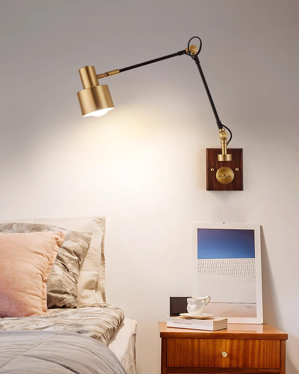 Blair Wall Lamp Swing Arm Dome