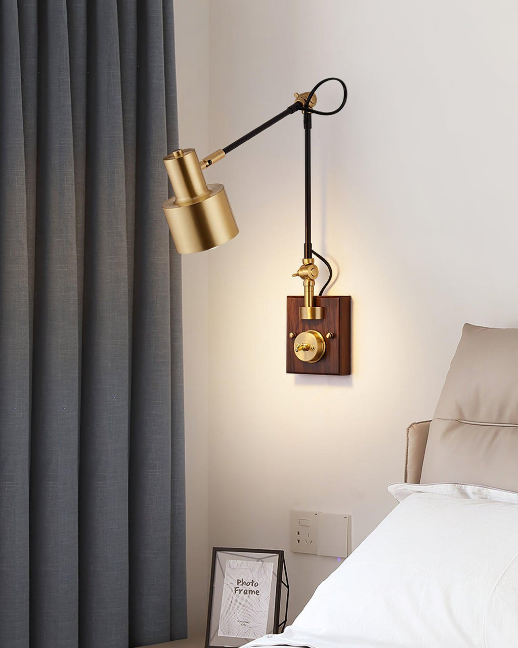 Blair Wall Lamp Swing Arm Dome