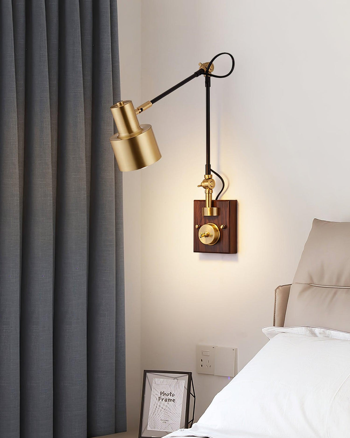 Blair Wall Lamp Swing Arm Dome