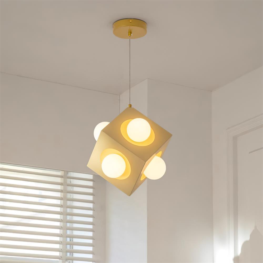 Block Pendant Lamp Cubic Minimalist