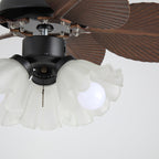 Bloom Modern Metal Ceiling Fan Light