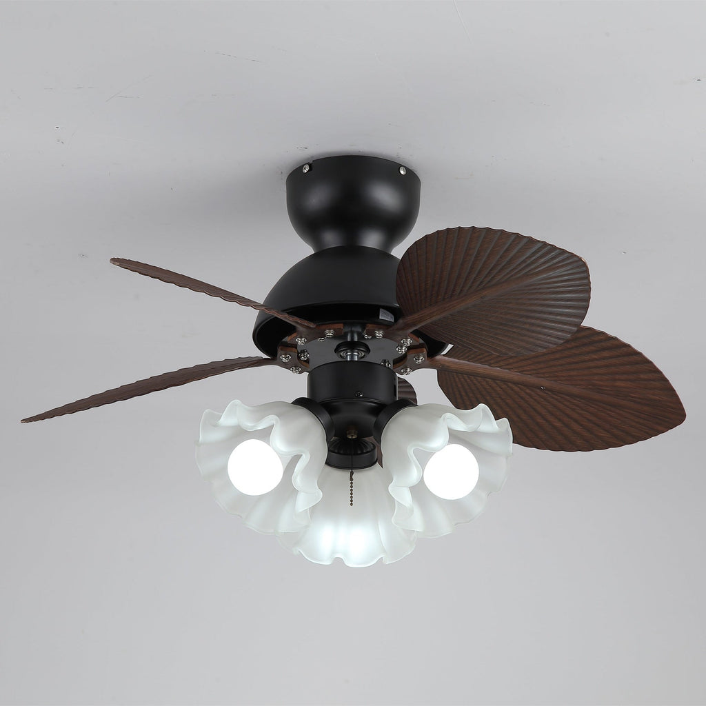 Bloom Modern Metal Ceiling Fan Light