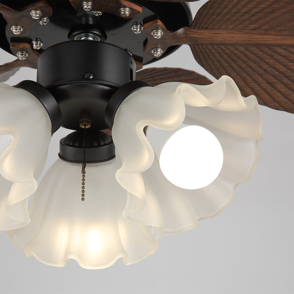 Bloom Modern Metal Ceiling Fan Light