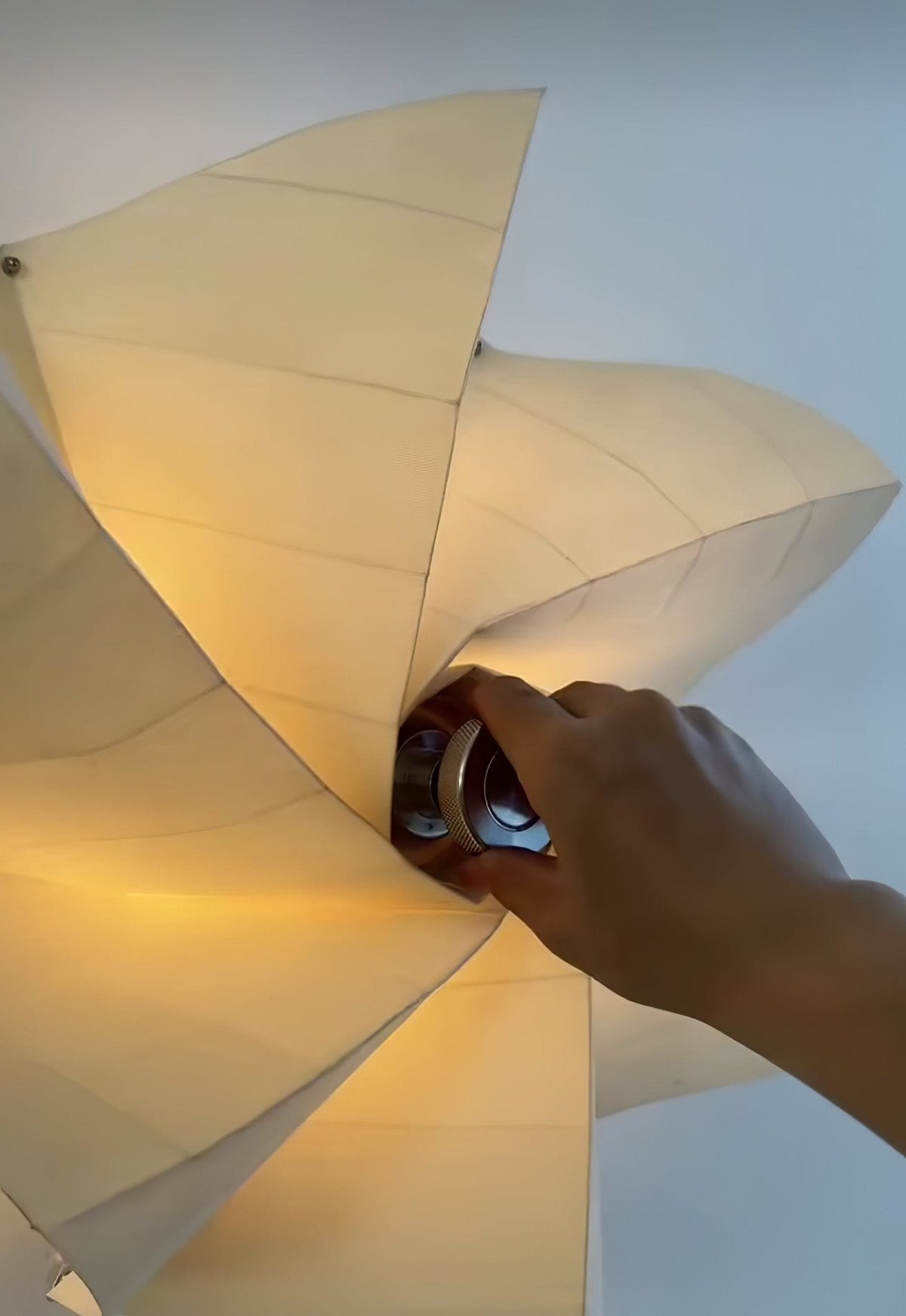 Vadorir Spiral Fabric Pendant Light