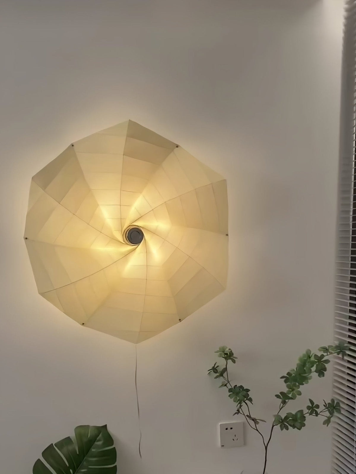 Vadorir Spiral Fabric Pendant Light