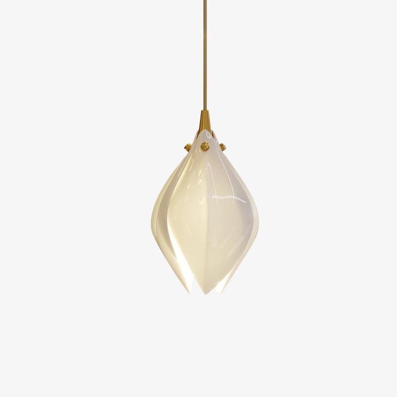 Lustra Pendant Lamp White Floral Ceramic
