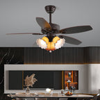 Elora Vintage Ceiling Fan Light