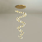 Ernoreth Art Deco Ceramic Chandelier
