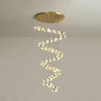 Ernoreth Art Deco Ceramic Chandelier