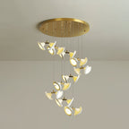 Ernoreth Art Deco Ceramic Chandelier