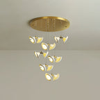 Ernoreth Art Deco Ceramic Chandelier