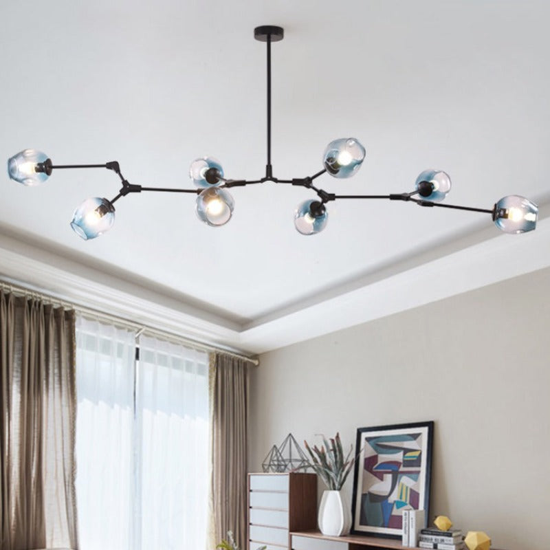Valentina Nordic Modern Glass Pendant Light Bubble - Letslighting