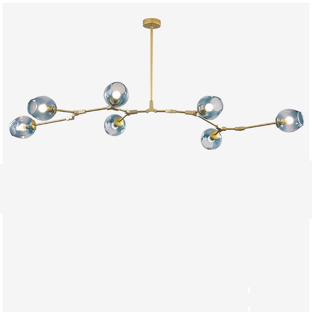 Valentina Nordic Modern Glass Pendant Light Bubble - Letslighting