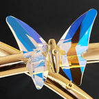 Lustra Chandelier Butterfly Crystal Ring Elegant