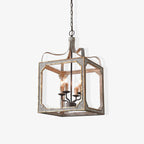 Lustra Chandelier Rustic Cube Vintage Frame