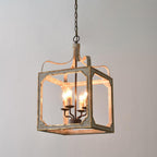 Lustra Chandelier Rustic Cube Vintage Frame