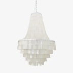 Aurora Chandelier Boho Shell Tiered