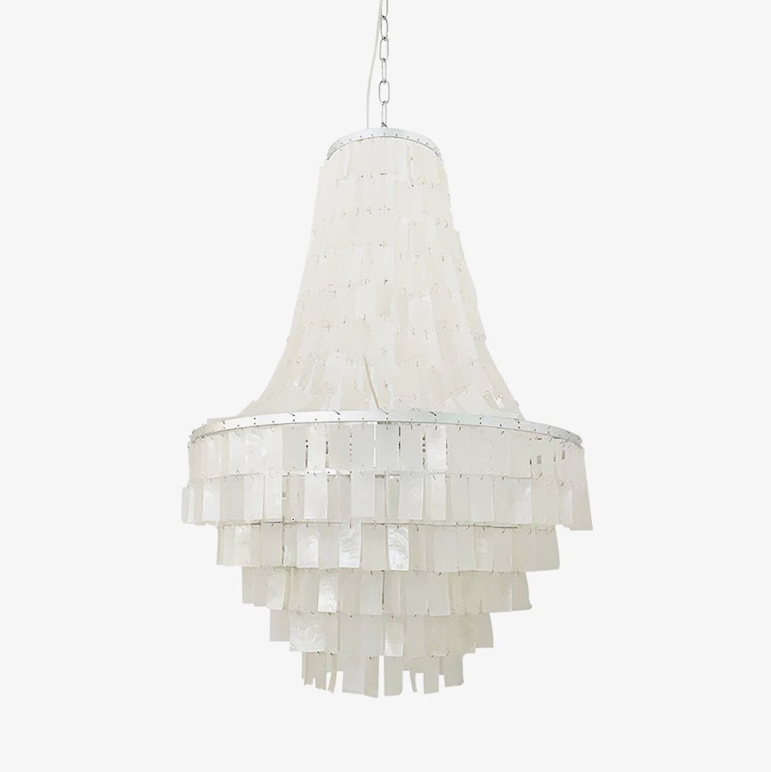 Aurora Chandelier Boho Shell Tiered