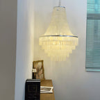Aurora Chandelier Boho Shell Tiered