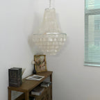 Aurora Chandelier Boho Shell Tiered