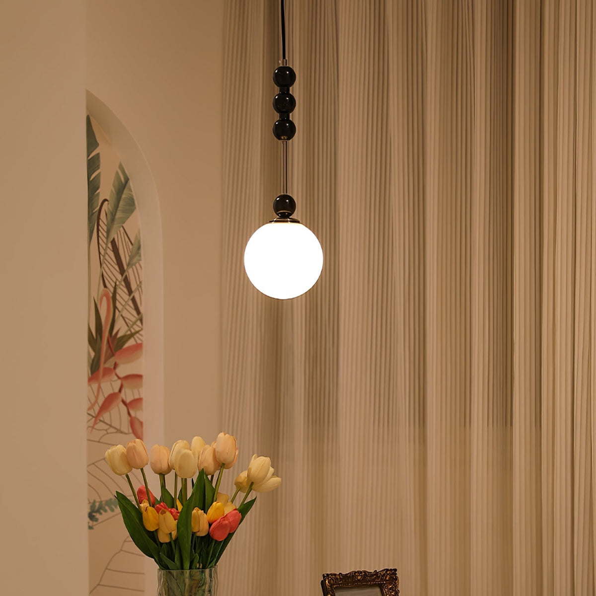 Aeris Minimalist Wood Pendant Lamp