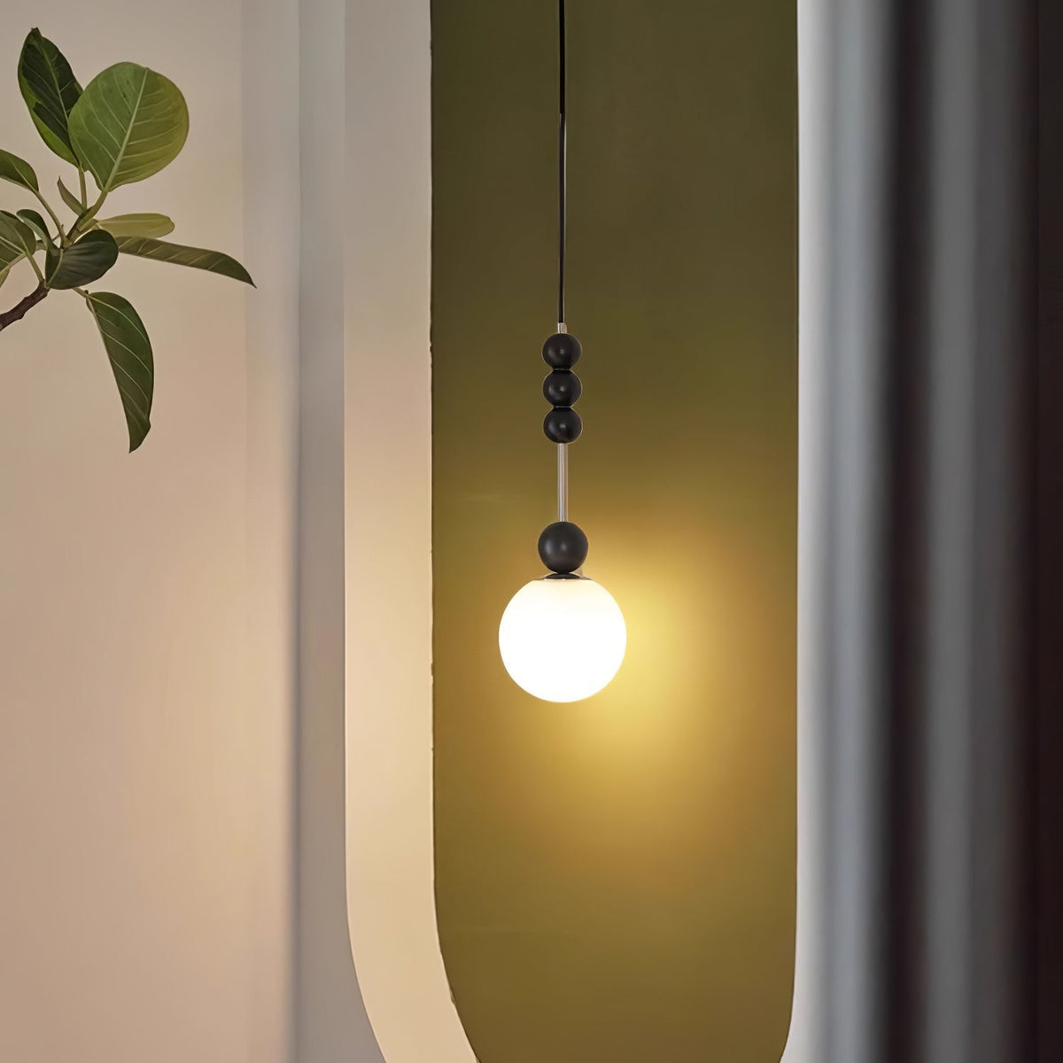 Aeris Minimalist Wood Pendant Lamp