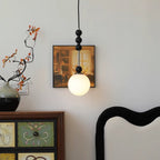 Aeris Minimalist Wood Pendant Lamp