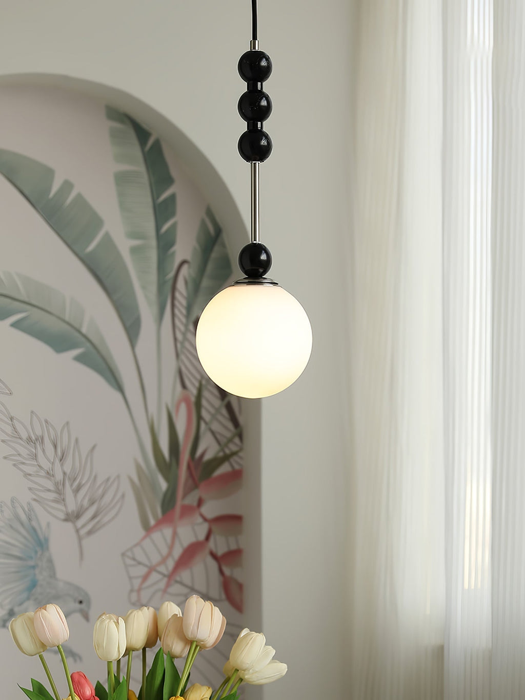 Aeris Minimalist Wood Pendant Lamp