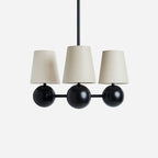 Aevuvyj Premium Elegance Brass Fabric Chandelier