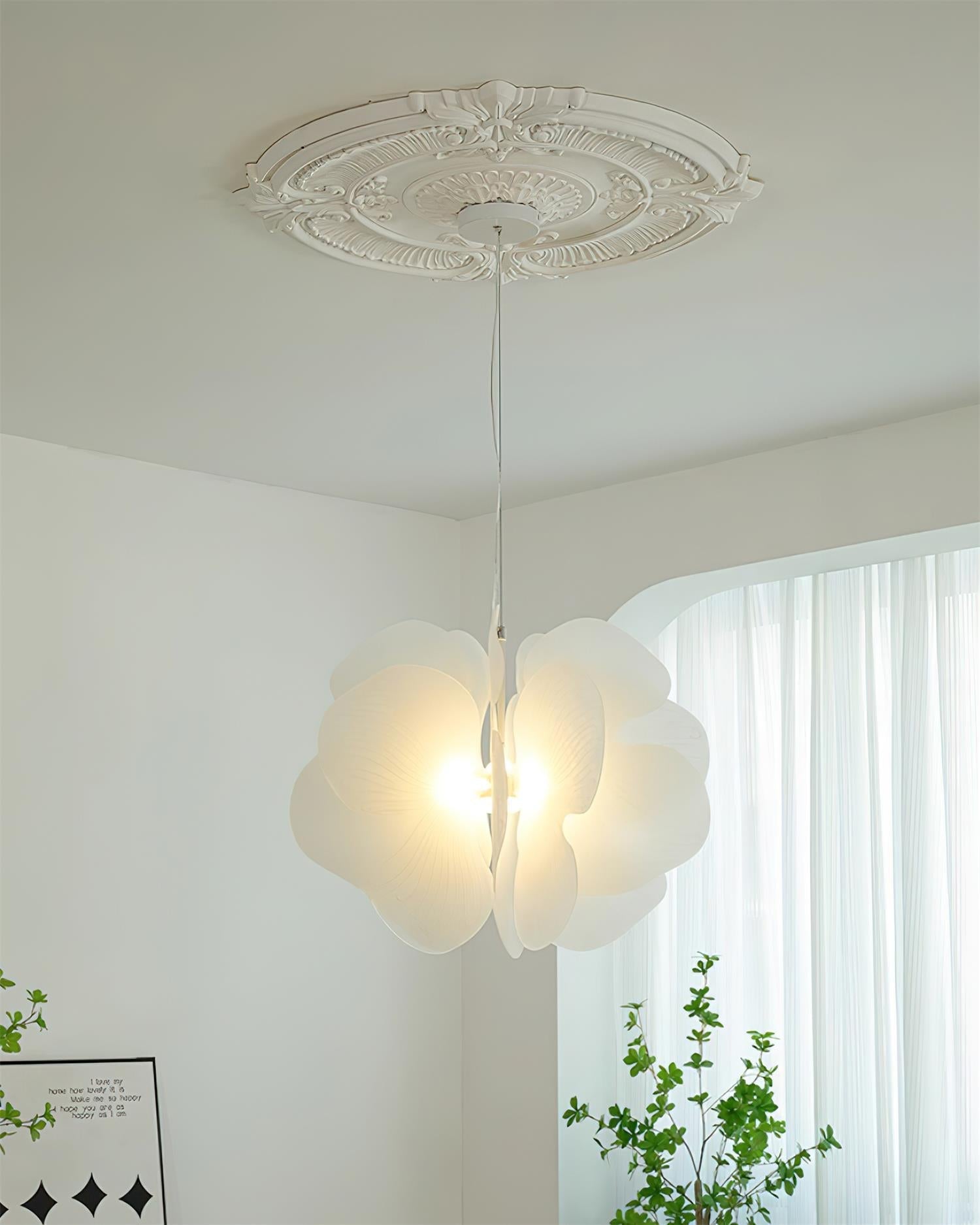 Bolide Pendant Lamp Petal Floral Organic
