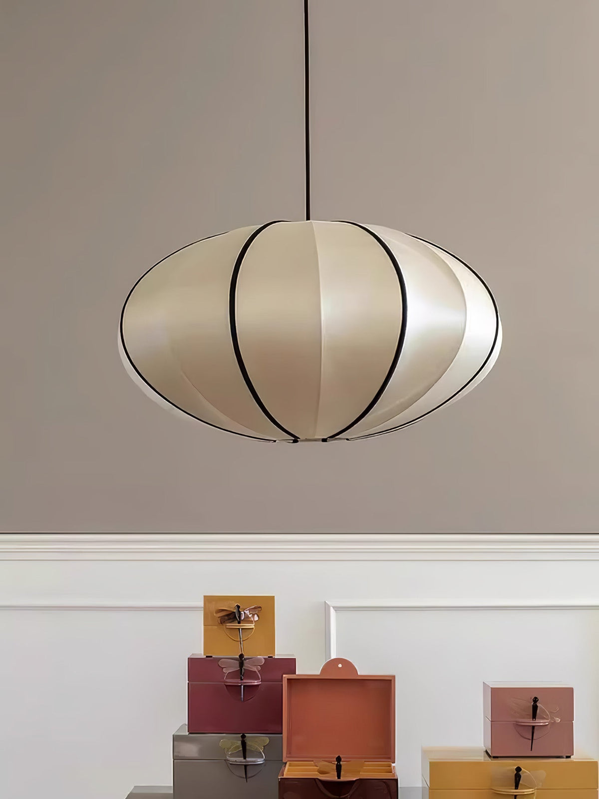 Viorace Fabric Futuristic Pendant Lamp