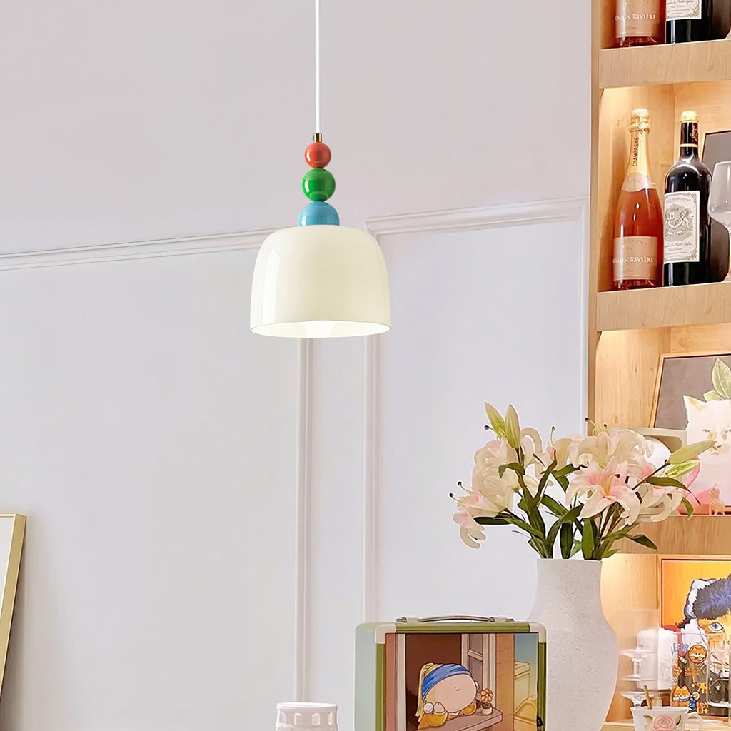 Pavine Colorful Beaded Plug-In Pendant Lamp
