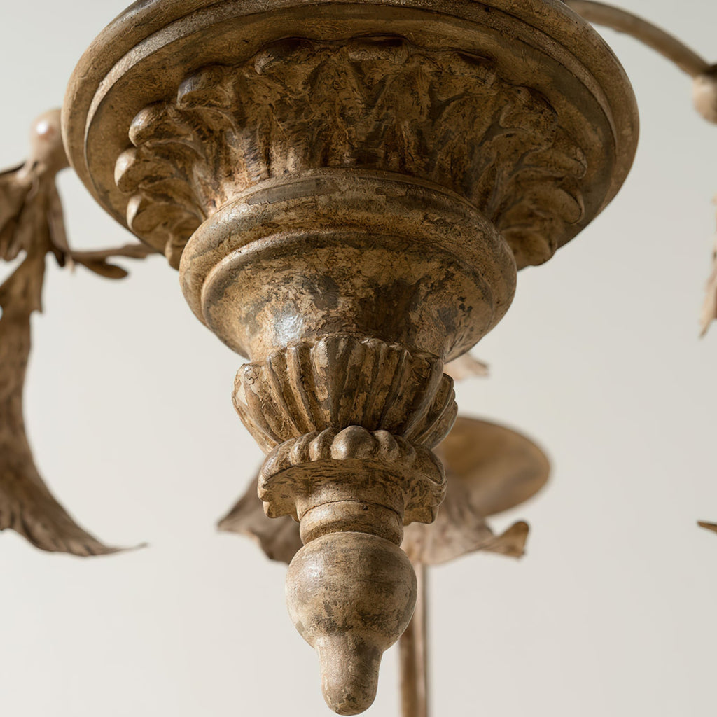 Eirikuvyj Postmodern Luxury Short Wooden Chandelier