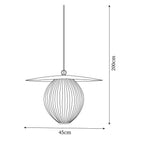 Boris Pendant Lamp Cascading Halo