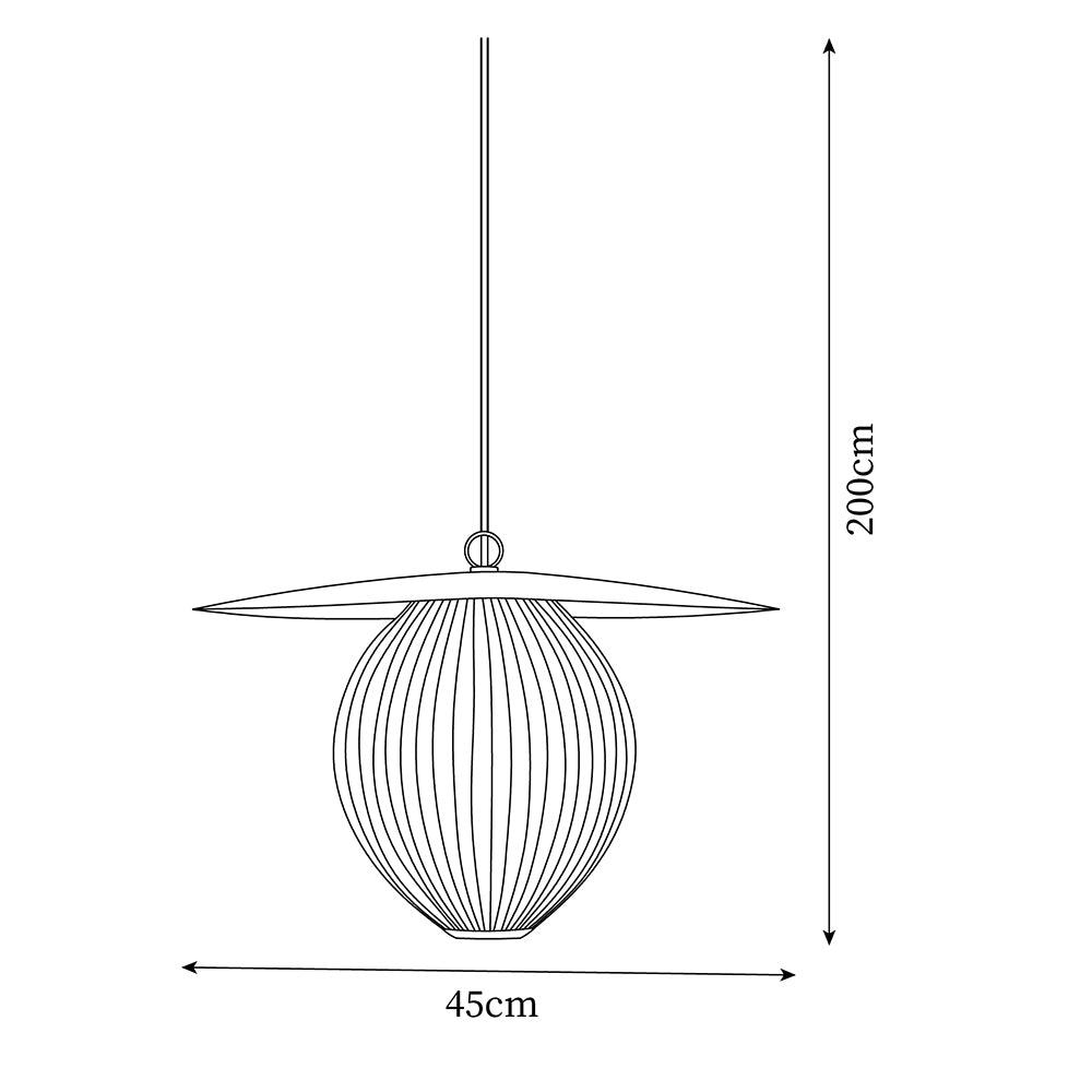 Boris Pendant Lamp Cascading Halo