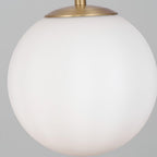 Aviaran Brass & Glass Classic Pendant Light