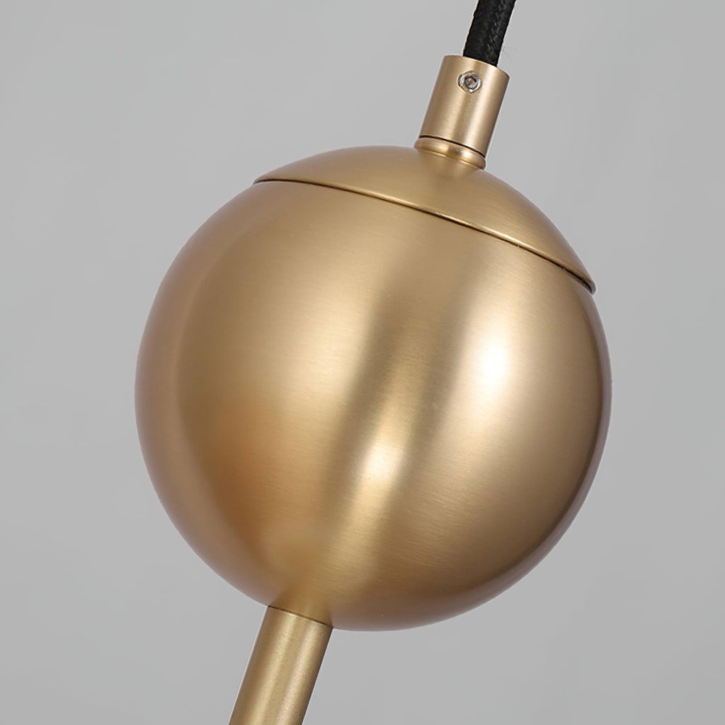 Aviaran Brass & Glass Classic Pendant Light