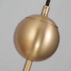 Aviaran Brass & Glass Classic Pendant Light