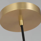 Aviaran Brass & Glass Classic Pendant Light