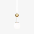 Aviaran Brass & Glass Classic Pendant Light