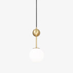 Aviaran Brass & Glass Classic Pendant Light