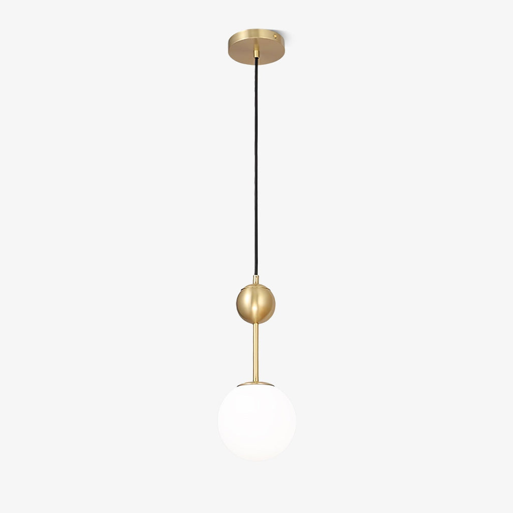 Aviaran Brass & Glass Classic Pendant Light