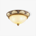 Solara Ceiling Lamp Frosted Glass Antique Vintage