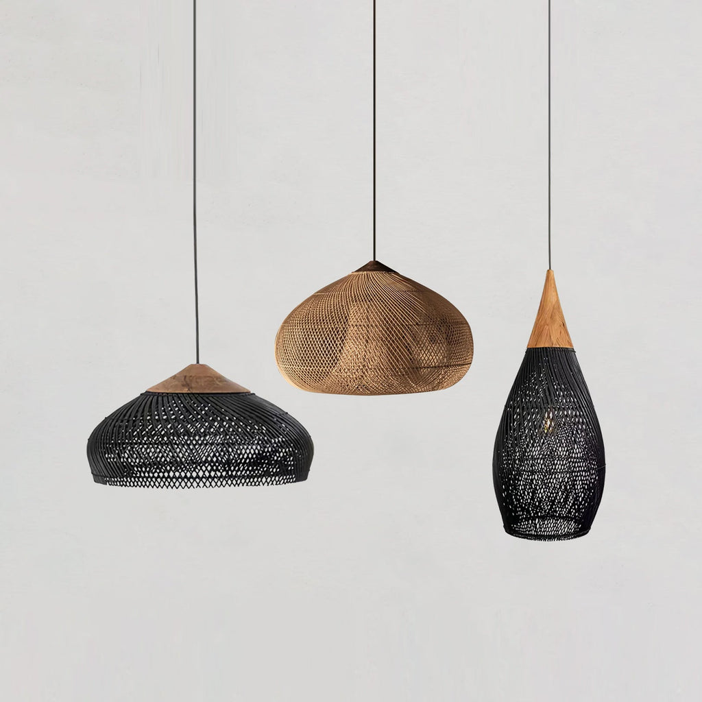 Ritta Braided Rattan Pendant Light - image 66