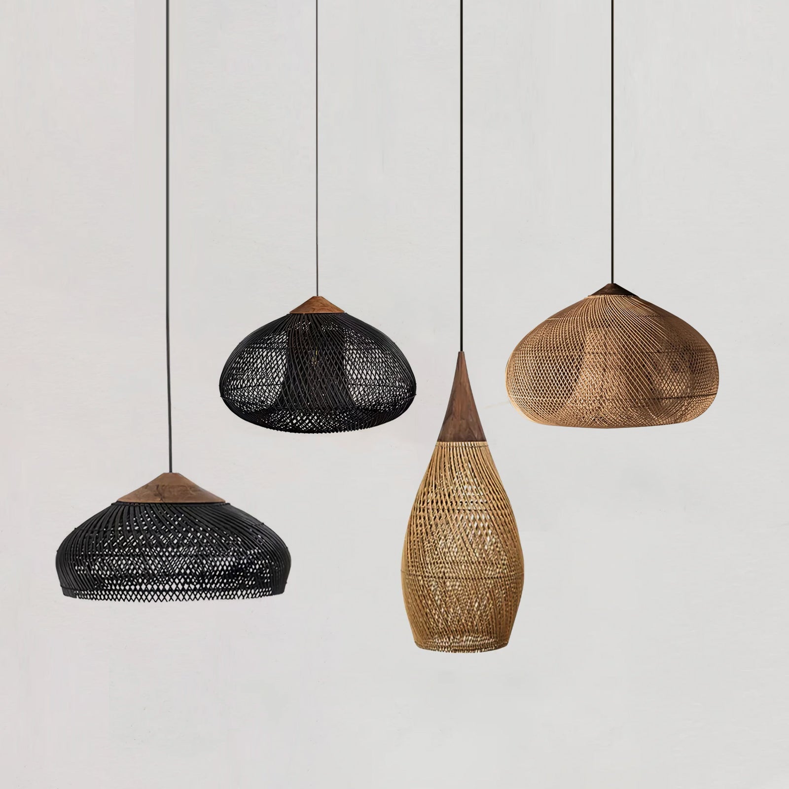Ritta Braided Rattan Livingroom Pendant Lamp - Letslighting
