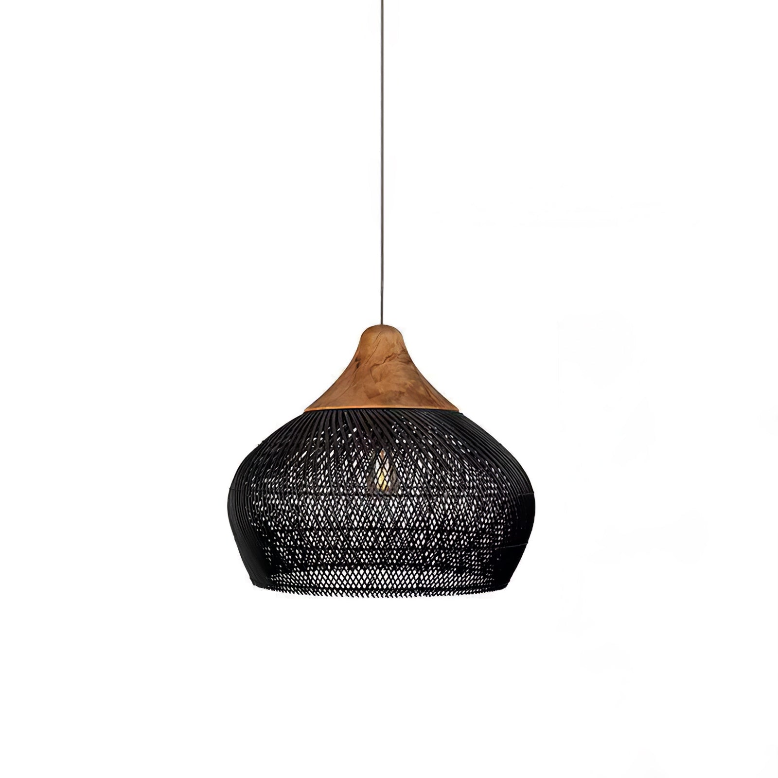 Ritta Braided Rattan Pendant Light - image 56