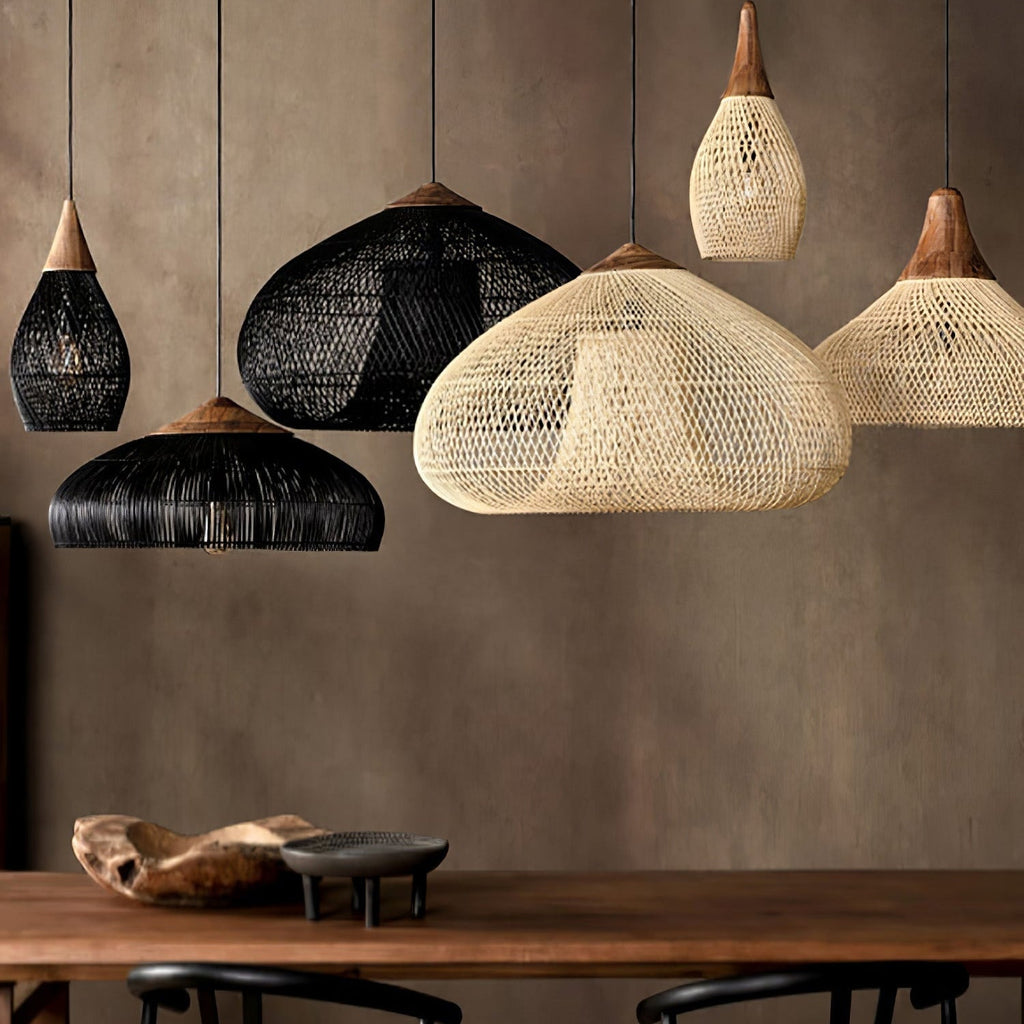 Ritta Braided Rattan Pendant Light - image 18