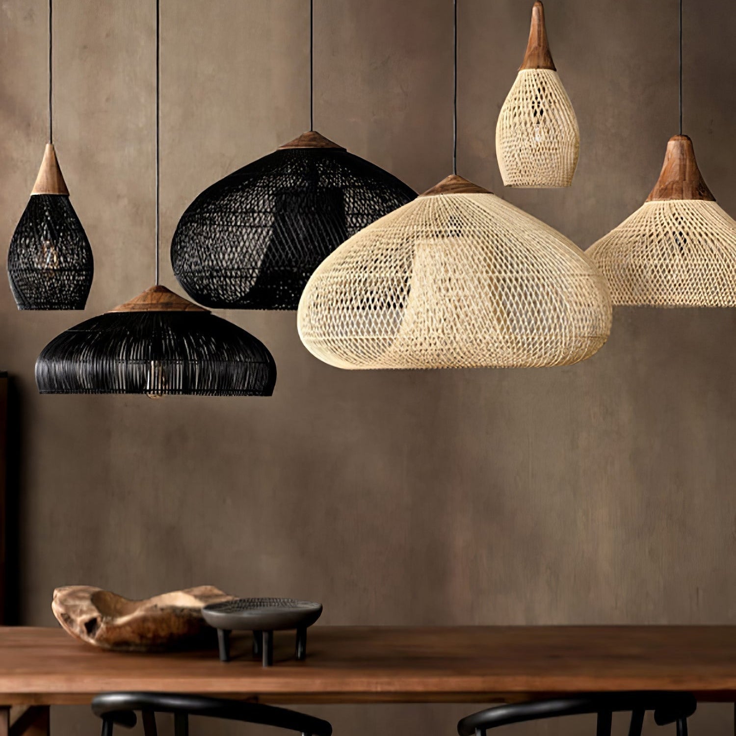 Ritta Braided Rattan Pendant Light - image 18