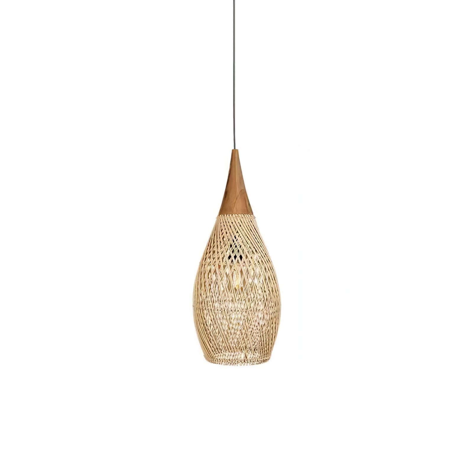 Ritta Braided Rattan Pendant Light - image 28