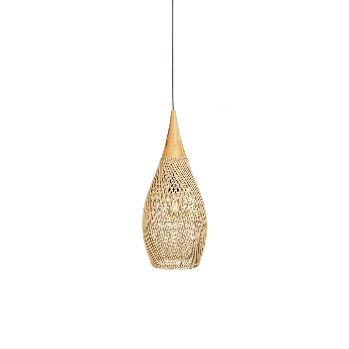 Ritta Braided Rattan Pendant Light - image 96